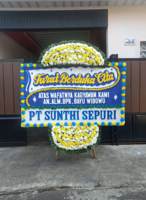 Papan Bunga Duka di Tinjomoyo